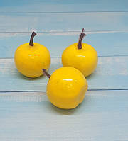Яблоко желтое (искусственное), 3,5 см, шт