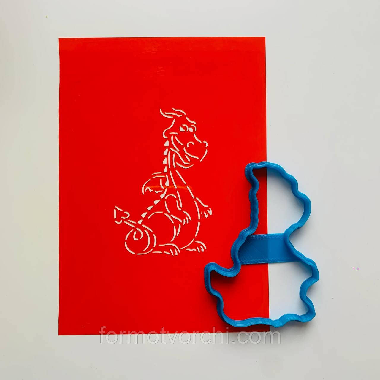 Форми-вирубки для пряників "Дракончик 9"