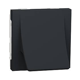 Лицьова панель виводу кабеля Schneider Electric "UNICA NEW" антрацит 2 (C1) NU386254