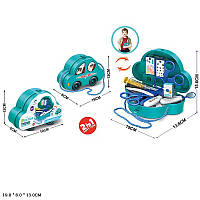 Доктор набор арт. 628-38 (216шт/2) 2 в 1, сумка машинка, аксес короб. 13*6*19см