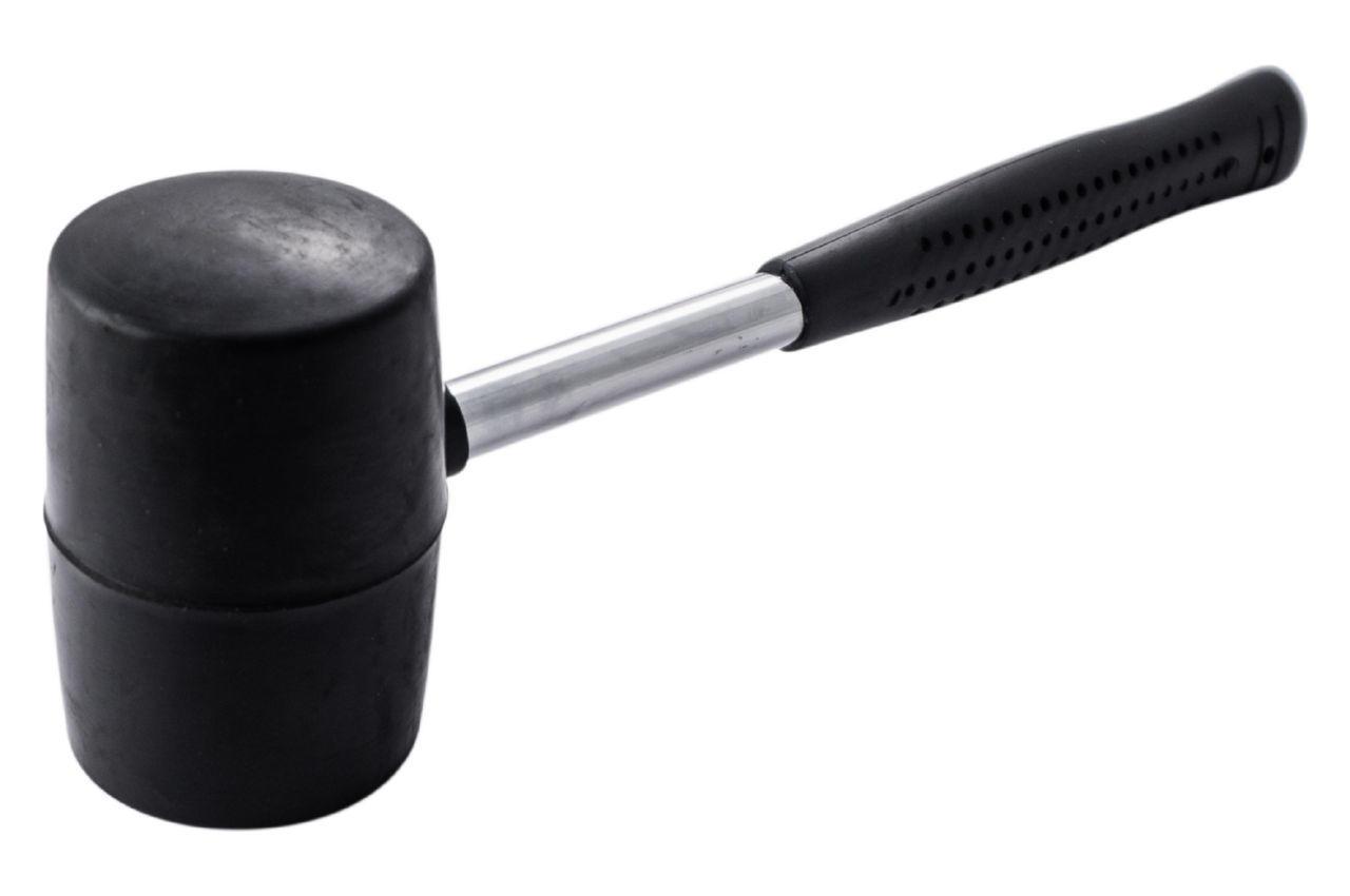 Киянка Mastertool - 340 г x 55 мм черная, ручка металл - фото 2 - id-p1991930861