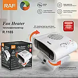 Тепловентилятор обертальний (горизонтальний) 2000W, RAF 1185, фото 6