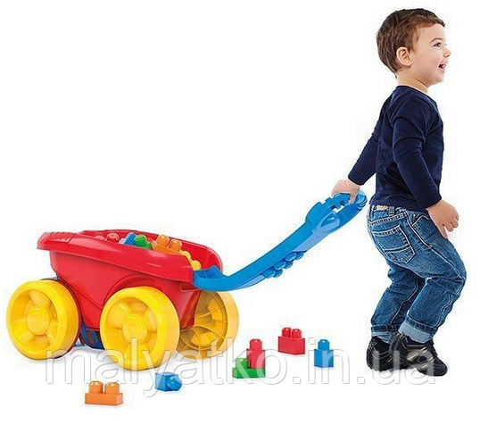 Візок сортер Building Wagon Building Set Classic Mega Bloks машинка каталка