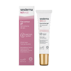 Антивіковий гель-контур для шкіри навколо очей з ретинолом Sesderma Reti Age Facial Eye Contour Gel 15ml