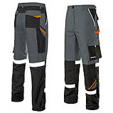 Спецодяг костюм робочий куртка, штани та напівкомбінезон комплект спецівка чоловіча захисна роба польша, фото 7