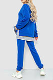 Спорт костюм жіночий обманка, колір електрик, 102R329, фото 4