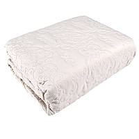 Покривало на ліжко Supretto з квітковою вишивкою стегане 240x260 (7729)