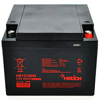 Аккумулятор Merlion HR12100W 12V 28Ah | Внешняя батарея для ИБП | АКБ мультигель для бесперебойника