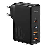 СЗУ Baseus (CCGAN2P-L) GaN2 Pro Quick Charger 2C+2U 100W Black