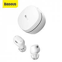 Наушники Bluetooth беспроводные TWS Baseus (NGTW2400) Encok True Wireless Earphones WM01 White