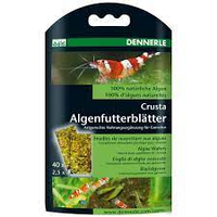 Корм Dennerle Nano Algenfutterblaetter, 40 шт. Натуральный корм для аквариумных креветок.