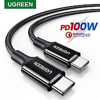 Кабель для быстрой зарядки Ugreen USB Type-C 100W 5A / QC4.0 QC3.0 PD3.0 / 1.5 метра