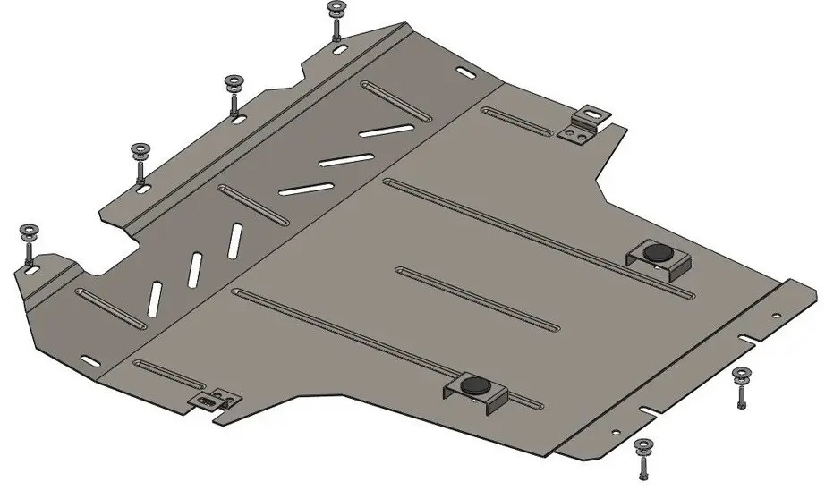 Захист двигуна Nissan NV200 (з 2009--) Кольчуга, фото 1