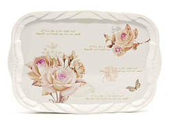 Піднос прямокутний пластиковий 38x26cm 5665 ТМ А-ПЛЮС