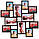Фотоколаж фотографій на 12 фото з дерева 1м*1м см рамки для фото мультирамка ФР0001, фото 4