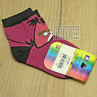 10 см 1-1,5 роки (6-12) весна осінь дитячі шкарпетки носочки для дівчинки весняні осінні демісезонні 3768 Бордовий