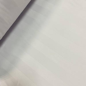 Страйп-сатин білий (смужка 3 см) 100% бавовна (ТУРЦІЯ шир. 2,4 м) (SAT-ST-FR)