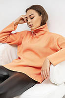 Пуловер з коміром на блискавці оранжевого кольору Динара V1662520 від Itelle