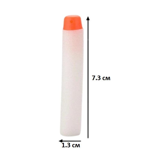 Набор светящихся мягких пуль с резиновым наконечником 50 шт для игрушечного оружия Nerf - фото 4 - id-p1992078255