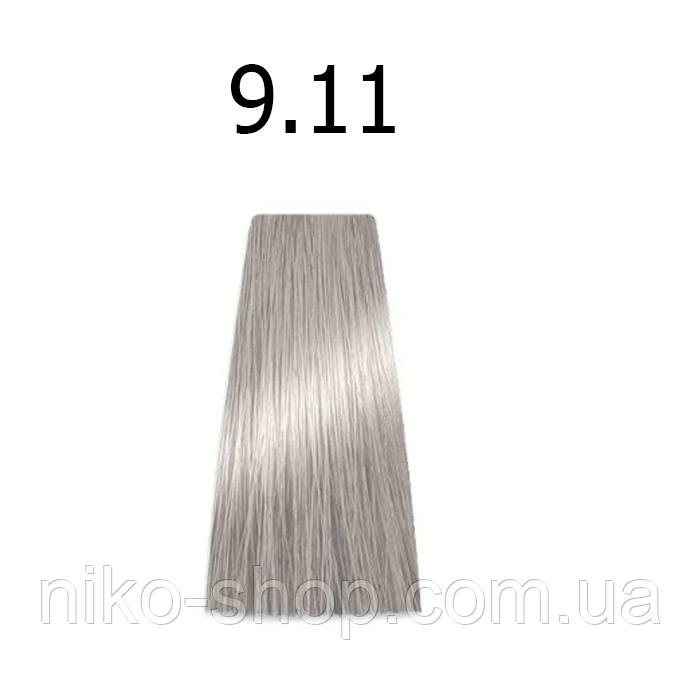 Mirella Фарба для волосся 9.11 Дуже світлий блондин інтенсивно-попелястий, 100 мл