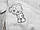 ГУРТОМ від 2 шт Махровий пухнастий плюшевий чоловічок з підкладкою для новонароджених з вушками 3881 БЛБ, фото 5