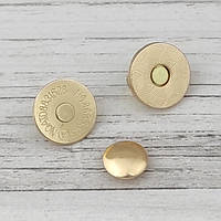 Магнит 18 мм золото (М 1411з) для сумок и барсеток