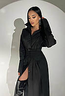 Сукня Косет без портупеї чорний від Jadone Fashion СПАРЕНІ S-M