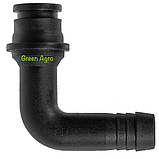 Коліно для фільтра лінійного (міжсекційного, напірного) обприскувача 90° Агропласт Польща, фото 2