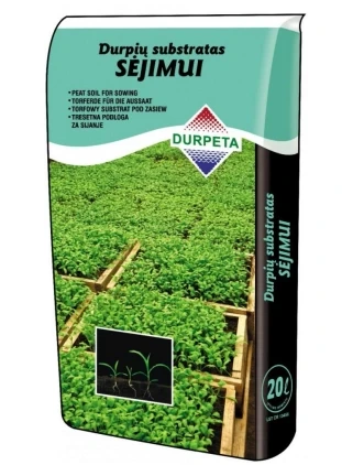 Торфосуміш для посіву Durpeta 6,5 кг 20 л, фото 1