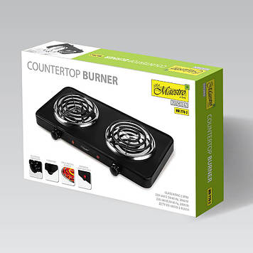 Настільна електрична плита MR-770-2 Потужність: 220-240 В, ~50 Гц, 2000 Вт