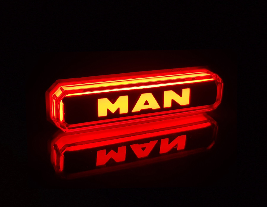 Ліхтар червоний MAN неоновий, фото 1