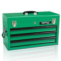 Металлический ящик для инструмента 3 секции 508х232х302 мм Toptul 1601366