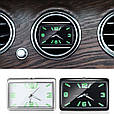 Стильний годинник для салону автомобіля (білий циферблат), фото 2