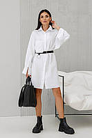 Сукня-сорочка Сансет без поясу білий від Jadone Fashion
