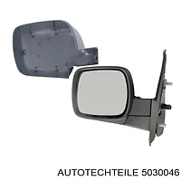 Зеркало наружное Renault Kangoo (2008-2012) механика, Левое L (Autotechteile)