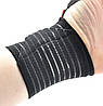 Кистьові бинти Power System PS-6000 Elastic Wrist Support Black/Red (пара), фото 7