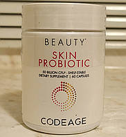 CodeAge Skin Probiotic 60 капсул Пробіотик для здоров'я шкіри Пробіотики Пребіотики Аюрведичні трави