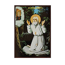 Ікона Чудотворця Серафима Саровського 14 Х 19 см