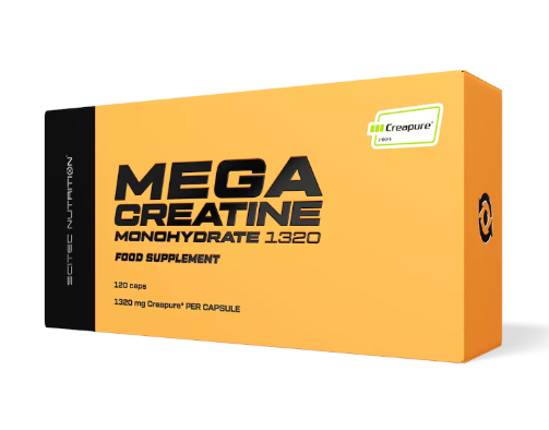 Креатин моногідрат Scitec Nutrition Mega Creatine 1320 - 120 капс