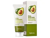 Пилинг-гель для лица с экстрактом авокадо FarmStay Real Avocado Deep Clear Peeling Gel, 100мл