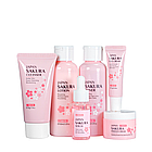 Подарунковий набір косметики по догляду за обличчям LAIKOU Japan Sakura Skincare Set, фото 2