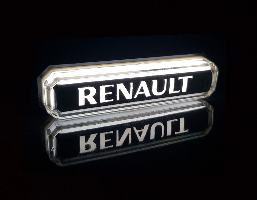 Ліхтар білий RENAULT неоновий