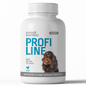 Вітаміни для собак Provet Profiline Кальцій Комплекс для кісток та зубів 100таб.