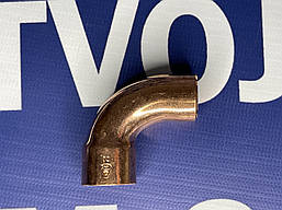 Мідна дуга однораструбна під 90º Ø18mm