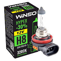Галогеновая лампа Winso H8 12V 35W PGJ19-1 HYPER +30% (712800)