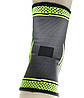 Компресійний наколінник MadMax MFA-284 3D Compressive knee support Dark grey/Neon green (1шт.) L, фото 9