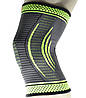 Компресійний наколінник MadMax MFA-284 3D Compressive knee support Dark grey/Neon green S, фото 6