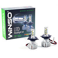 LED автолампа Winso H4 12/24V 60W 8000Lm 6500К ZES Chip, 2шт (798400)