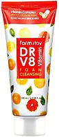 Витаминная пенка Farmstay Dr-V8 Vitamin Foam Cleansing для очищения кожи 100 г