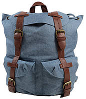 Ретро городской рюкзак 20L Retro-Ruscksack синий портфель Toyvoo Ретро рюкзак міський 20L Retro-Ruscksack